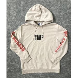 Justin Bieber Purpose Tour Hoodie All Access Concert Biege Large 2016 Merch